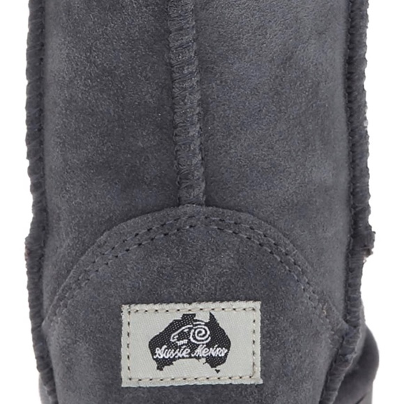 Aussie Merino Suede/Wool Kids Boots Y11 - Picture 2 of 16